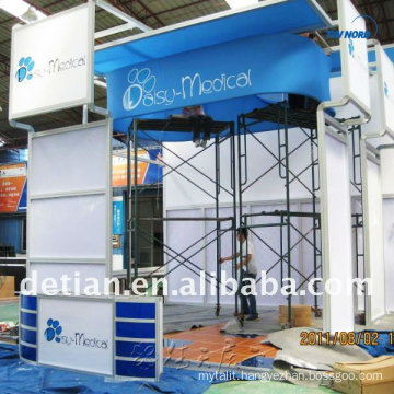 exhibition fair stand, exhibition equipment display stands, 3d exhibition booth portable